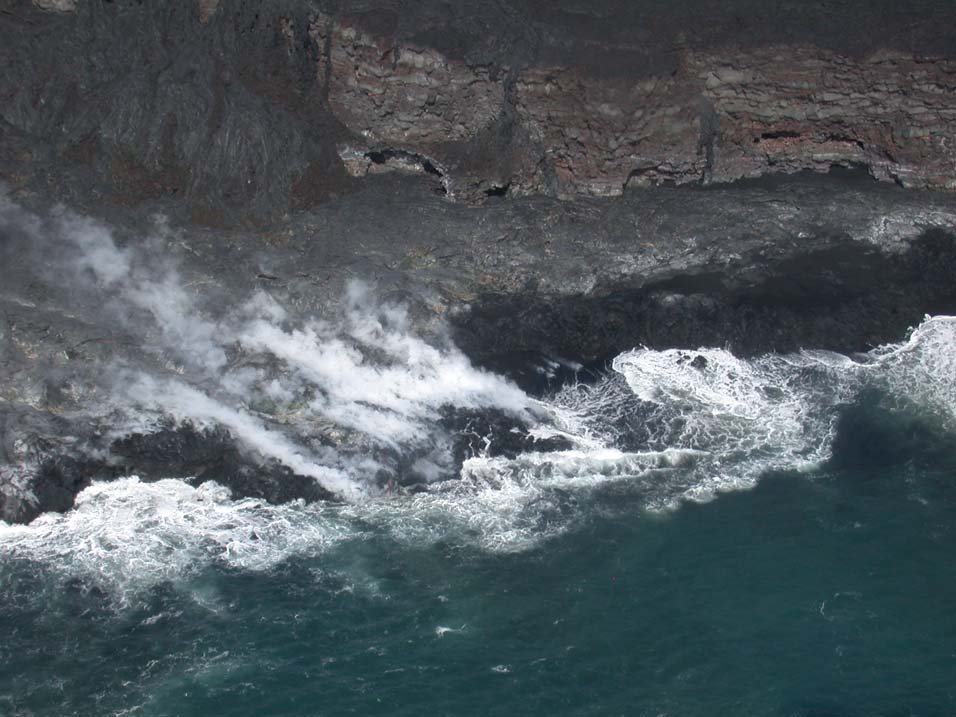 Lava into Ocean
