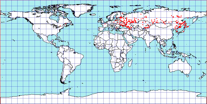 Apolygus lucorum coordinates