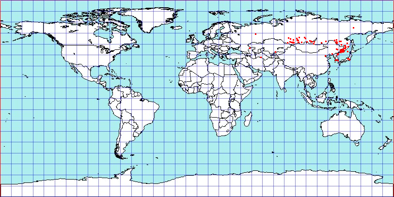 Deraeocoris ater coordinates