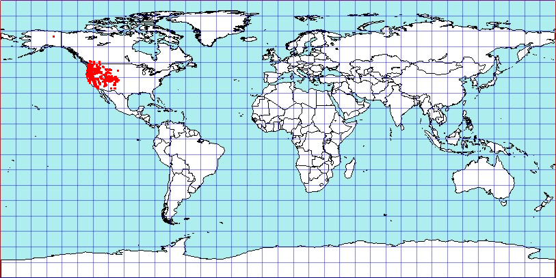 Deraeocoris brevis coordinates