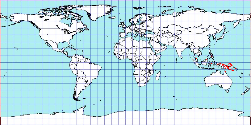 Linacoris viridescens coordinates