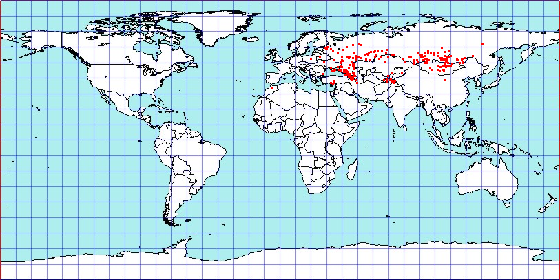 Lygus gemellatus coordinates