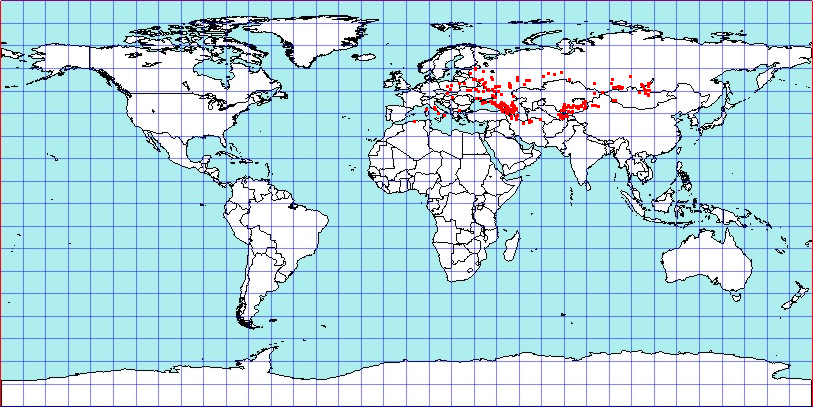 Lygus pratensis coordinates