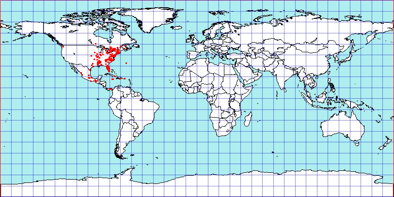 Microtechnites bractatus coordinates