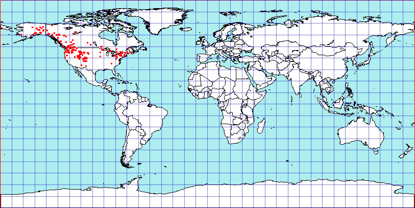 Plagiognathus brunneus coordinates