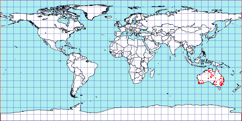 Rayieria basifer coordinates