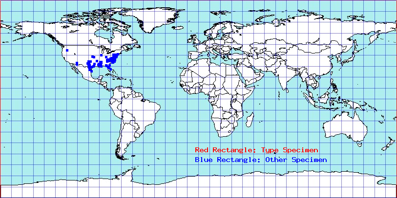 Arilus cristatus coordinates