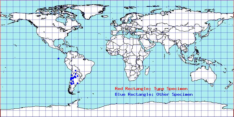 Chileria pamparum coordinates