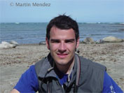 Martin Mendez in the field