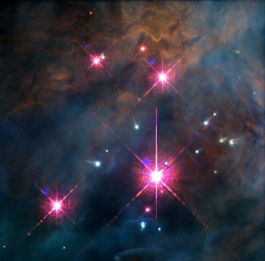 orion nebula: a dust/gas cloud